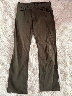 Fidelity Denim Havana Twill Olive Green Chino Pants Size 30 Made in USA